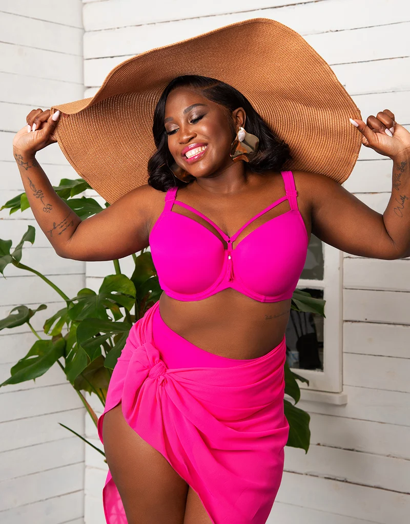 Bikini-Top Palma Pink