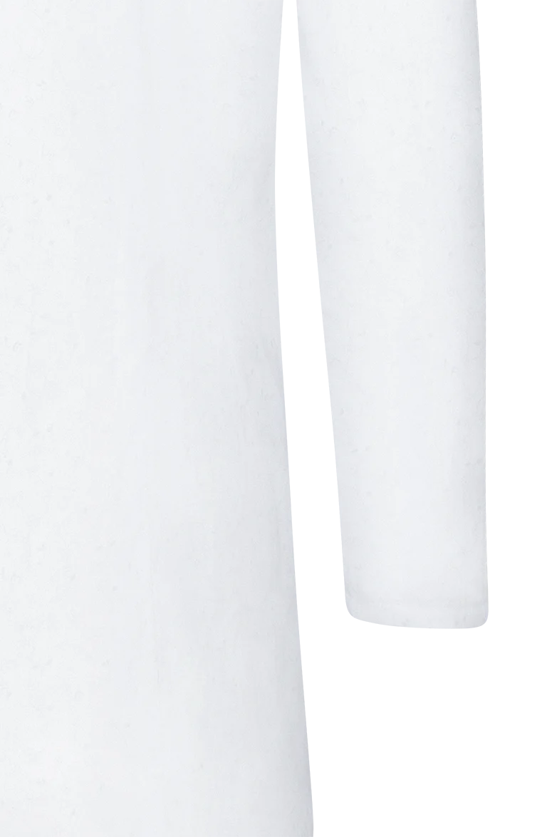Klassische Bluse mit gestickter Margerite