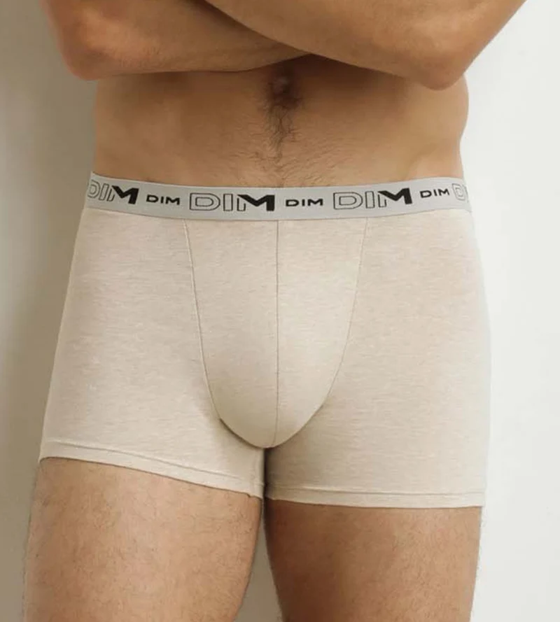 3er-Pack Herren-Boxershorts Beige Blau Khaki Baumwolle Stretch Bio