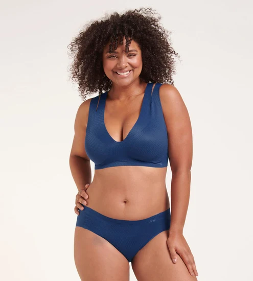 Sloggi ZERO Feel Flow Bralette blau