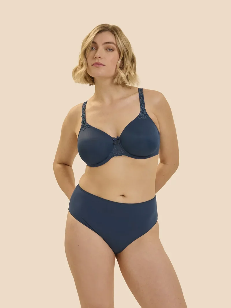 Simone Perele - Andora Rigid Molded Minimizer Bra Petrol Blue
