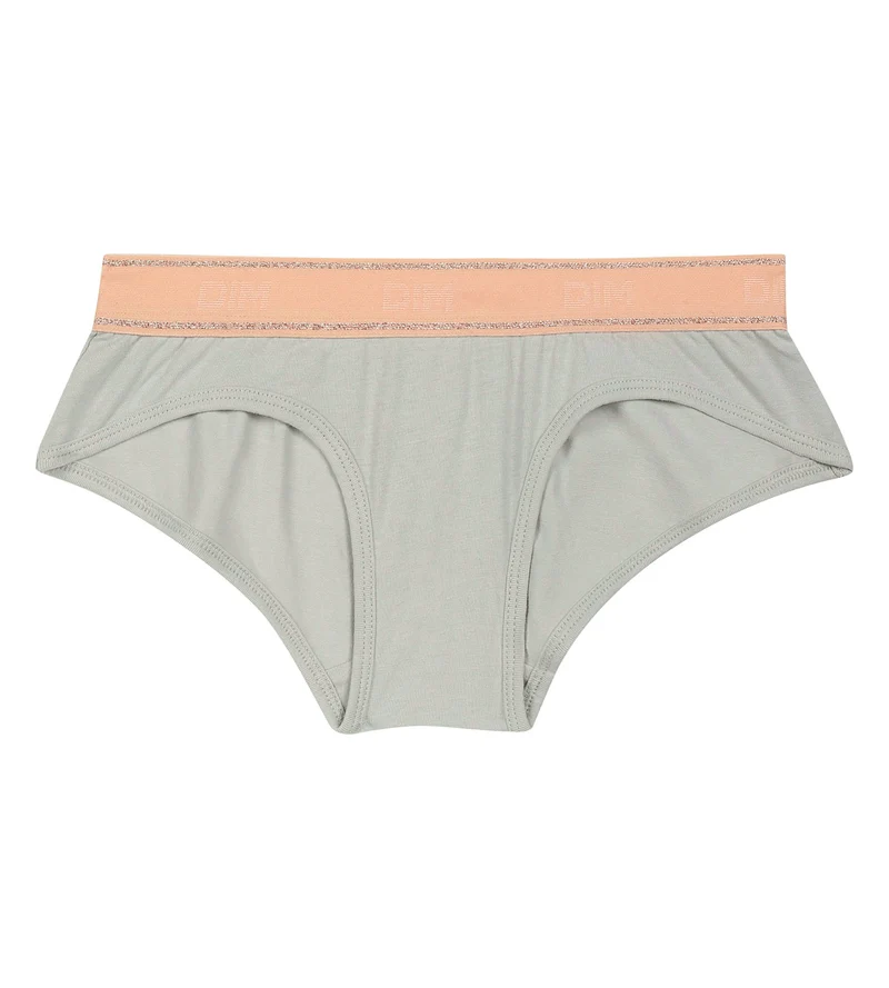 Shorty für Mädchen Grau und Rosa Dim Sport