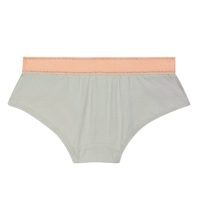 Shorty für Mädchen Grau und Rosa Dim Sport