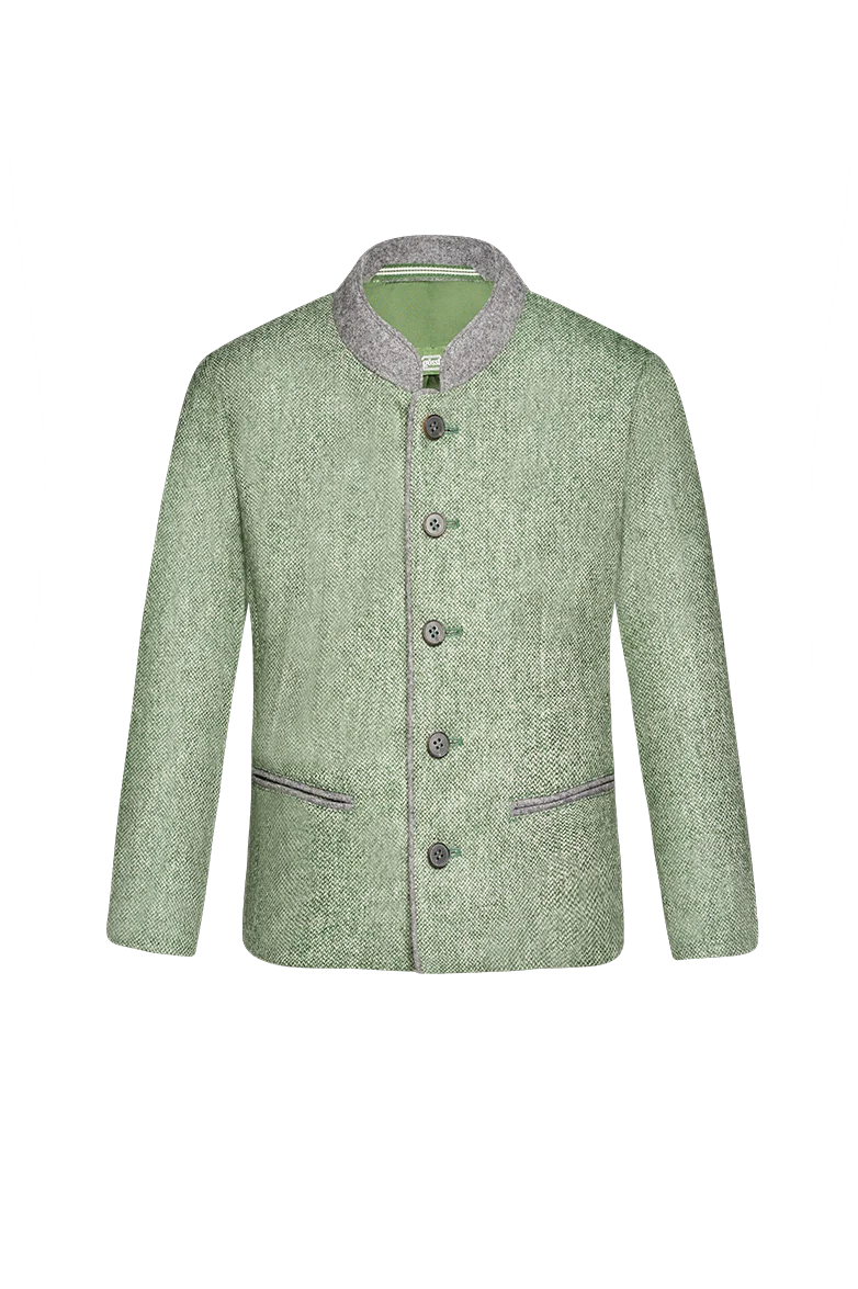 Melange-Jacke für Buben