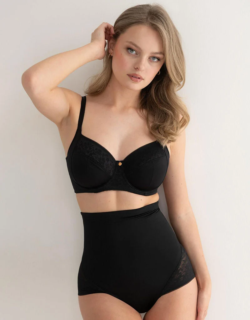 Pour Moi Effortless Full Cup Side Support Bra Black