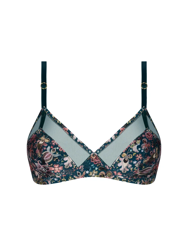 Antigel von Lise Charmel - Boheme Intime Wireless Triangle Bra Vert Boheme