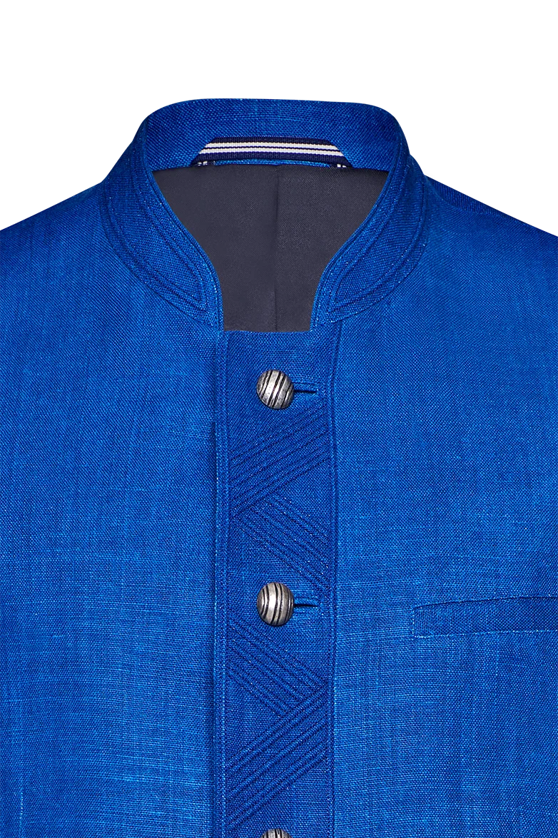Blaudruck-Jacke