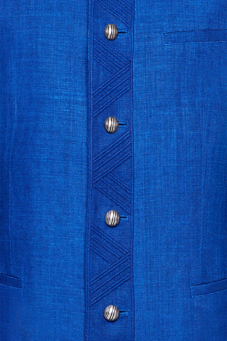 Blaudruck-Jacke