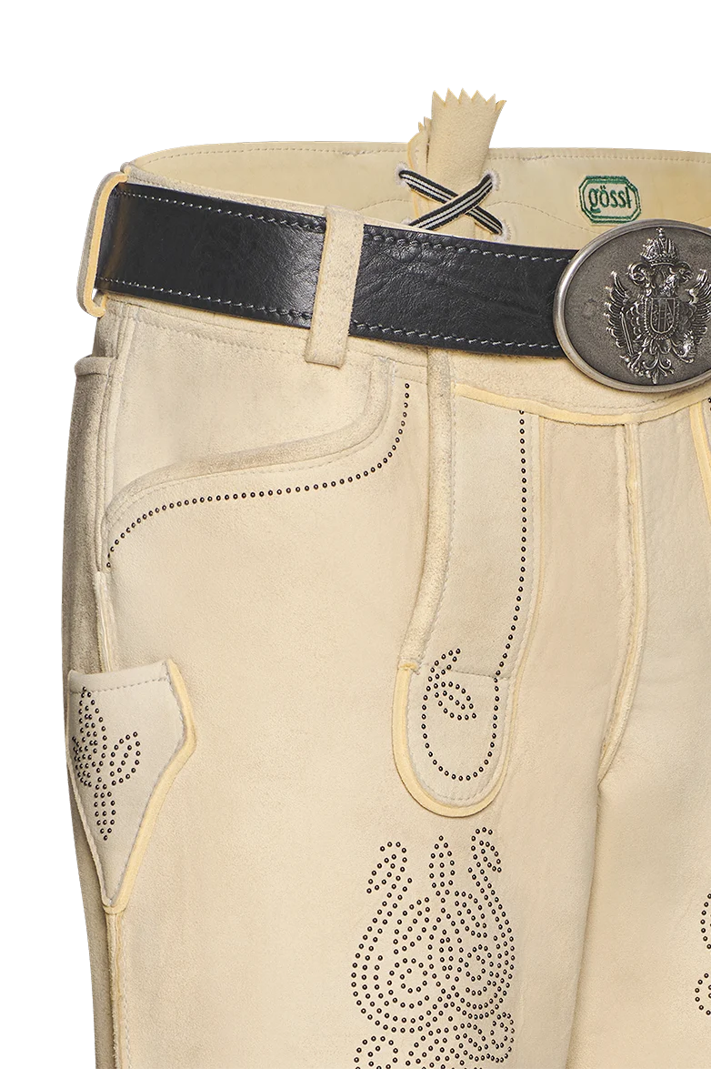 Nieten-Lederhose