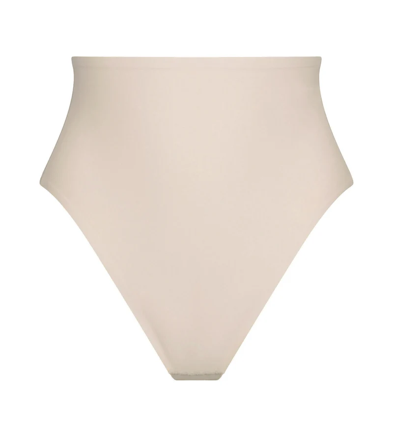 Hautfarbener nahtloser Shaping-String für Damen mit hohem Bund – DIM Silhouette Invisible