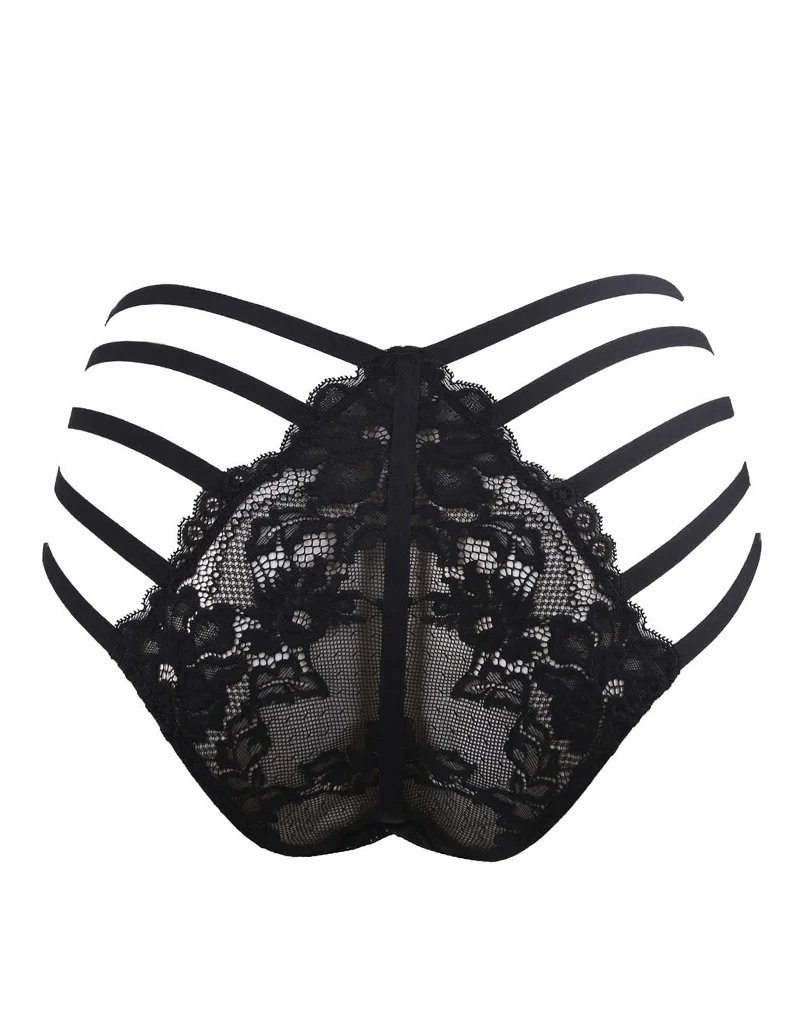 Contradiction by Pour Moi Statement Strapped Brief Black