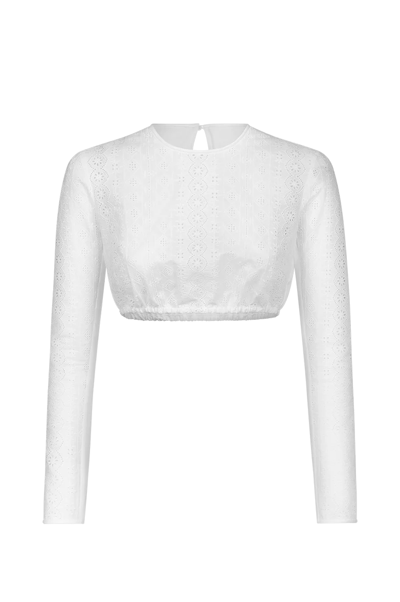 Lochstich-Dirndlbluse