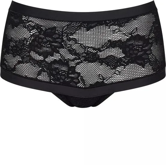 Triumph Smart Deco Bandeau-Slip mit hoher Taille schwarz