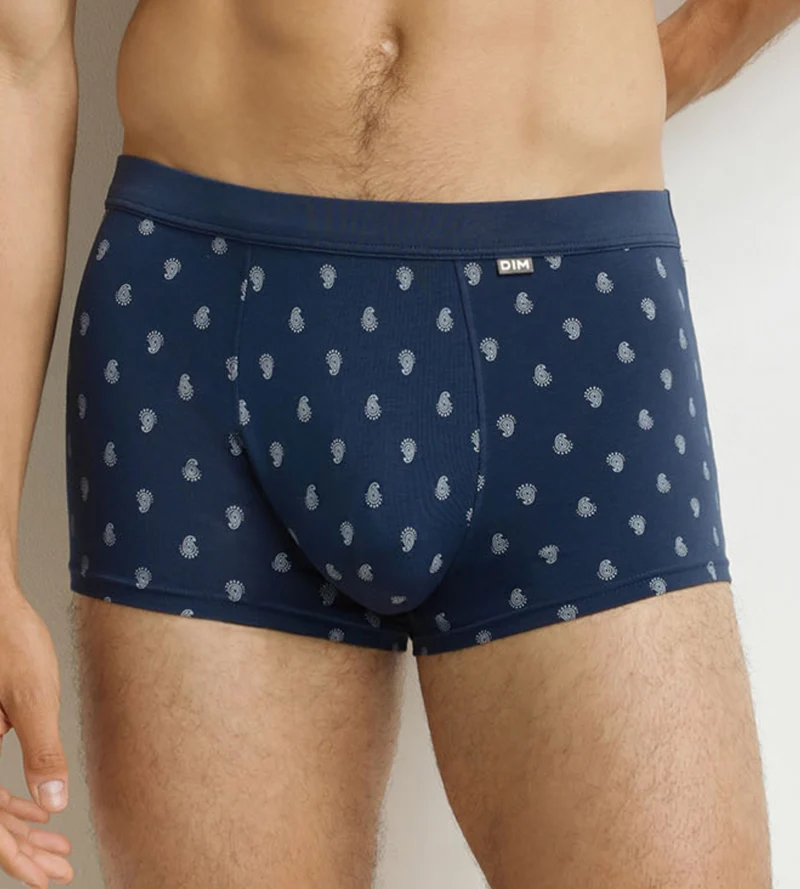 Herren-Boxershorts Schwarz Tropfenmuster Classic Cotton