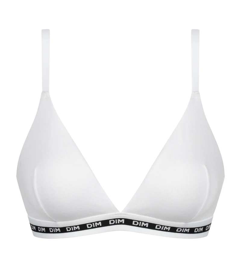 Triangel-BH, Damen, ohne Bügel Weiß Dim Icons