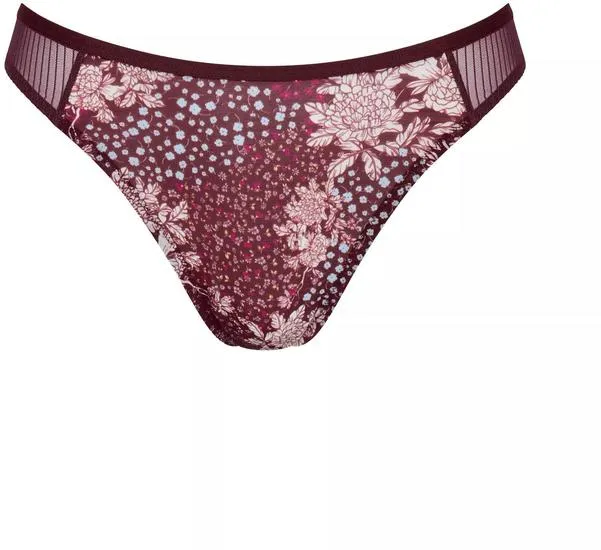 Triumph Lavish Spotlight High Waist Thong claret