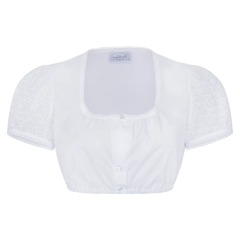 Dirndlbluse 6673 in weiss