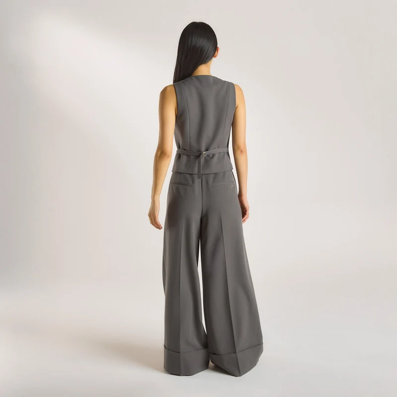 Tailored-Weste - Anthrazit