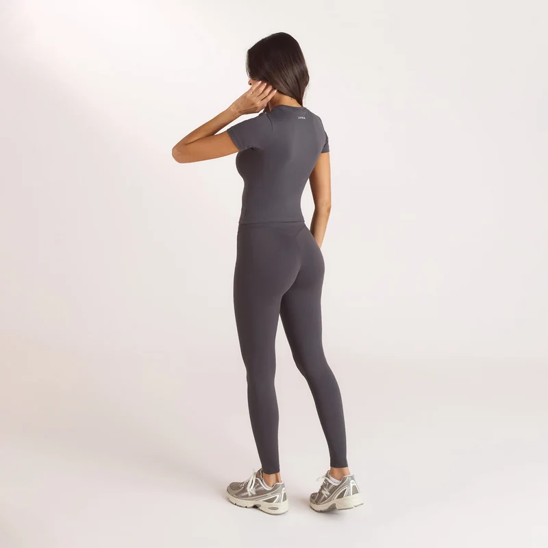 Klassische Leggings - Aschgrau