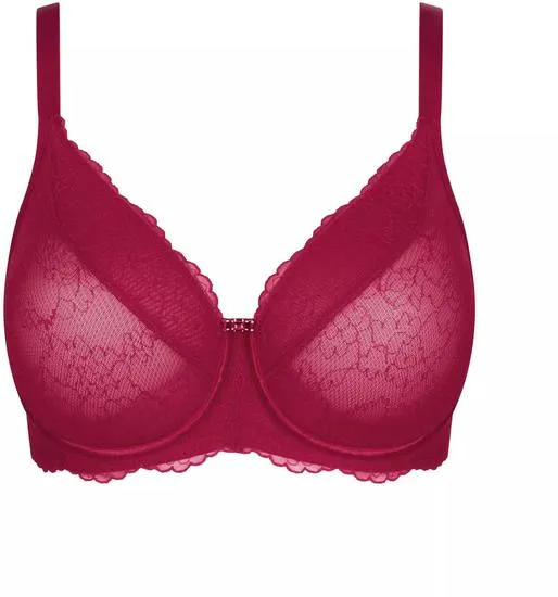Triumph Mirage Spotlight Bügel-BH, Minimizer rumba red