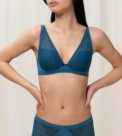 Triumph Aura Spotlight Bügel-BH mit Einlage smoky blue