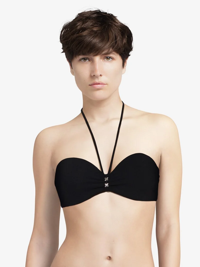 Chantelle Swimwear - Escape Bandeau T-Shirt Bikini-Oberteil Schwarz