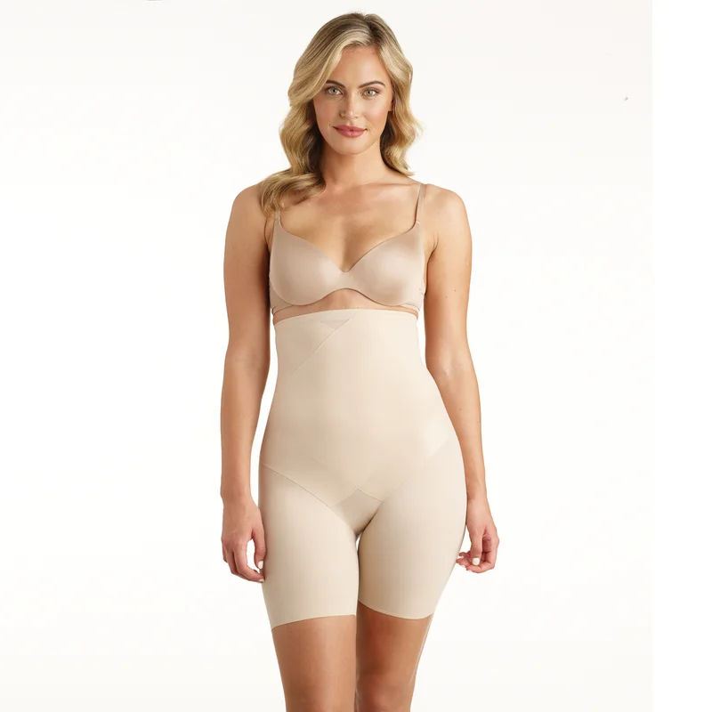 Cupid Shapewear – Feine Shapewear mit hohem Bund und Oberschenkelformer, hautfarben