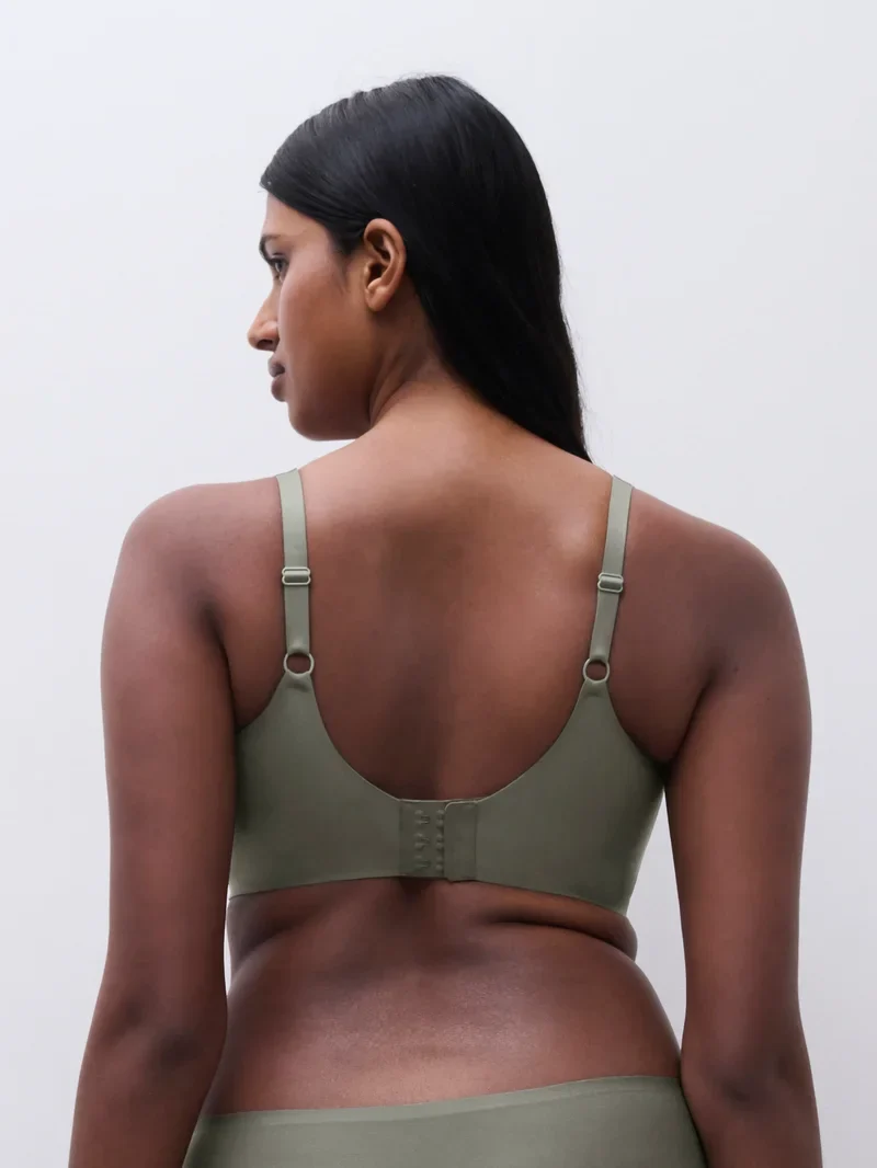 Chantelle - Softstretch Power Plunge Bügelloser BH Vert Argile