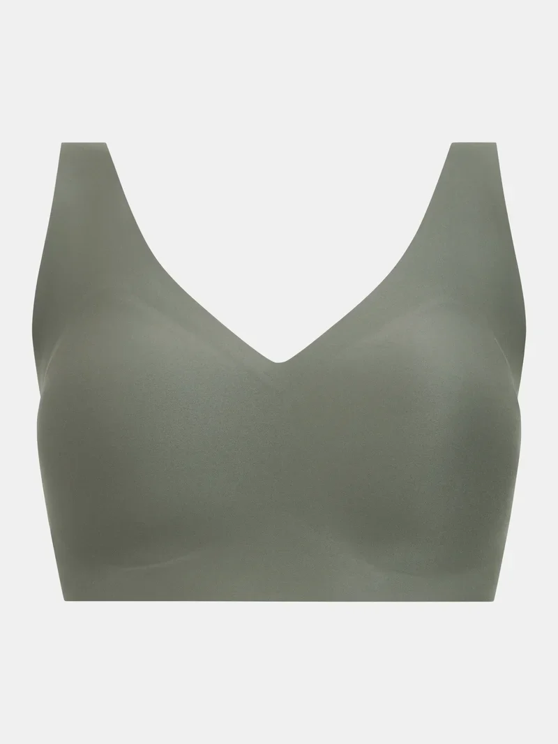Chantelle - Softstretch Power Plunge Bügelloser BH Vert Argile