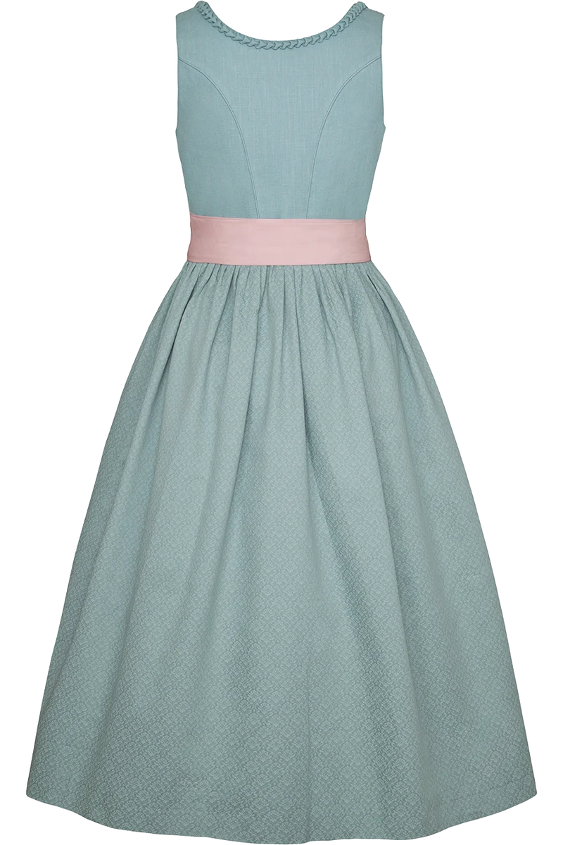 Umstandsdirndl mit Leinen