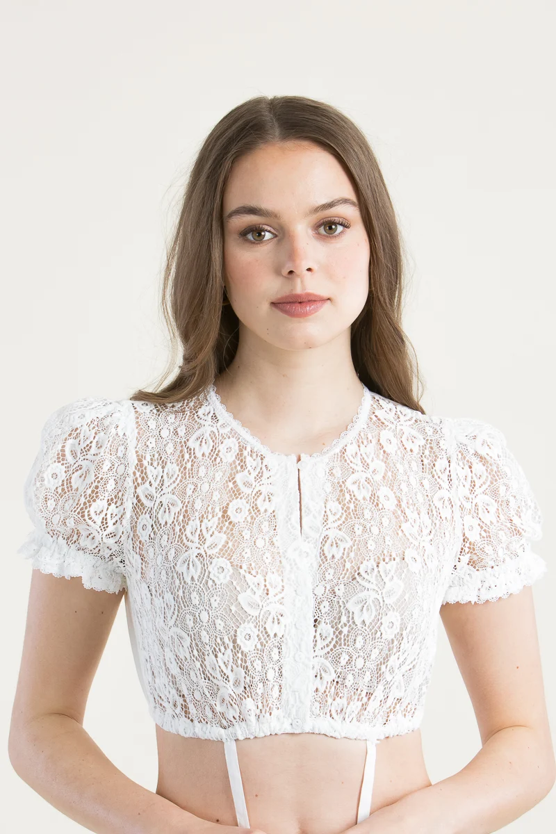 Gottseidank Dirndlbluse Viktoria eierschale