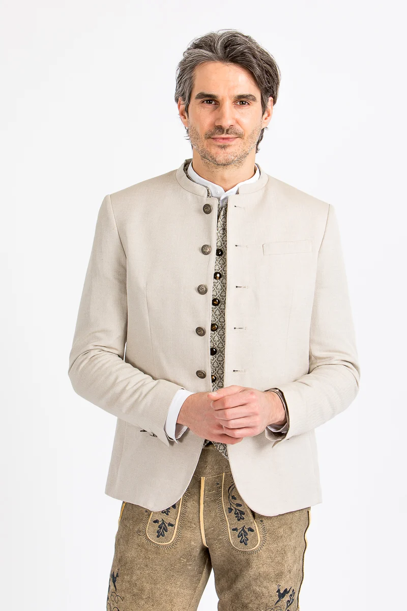 Alpenherz Trachtenjanker Julian beige