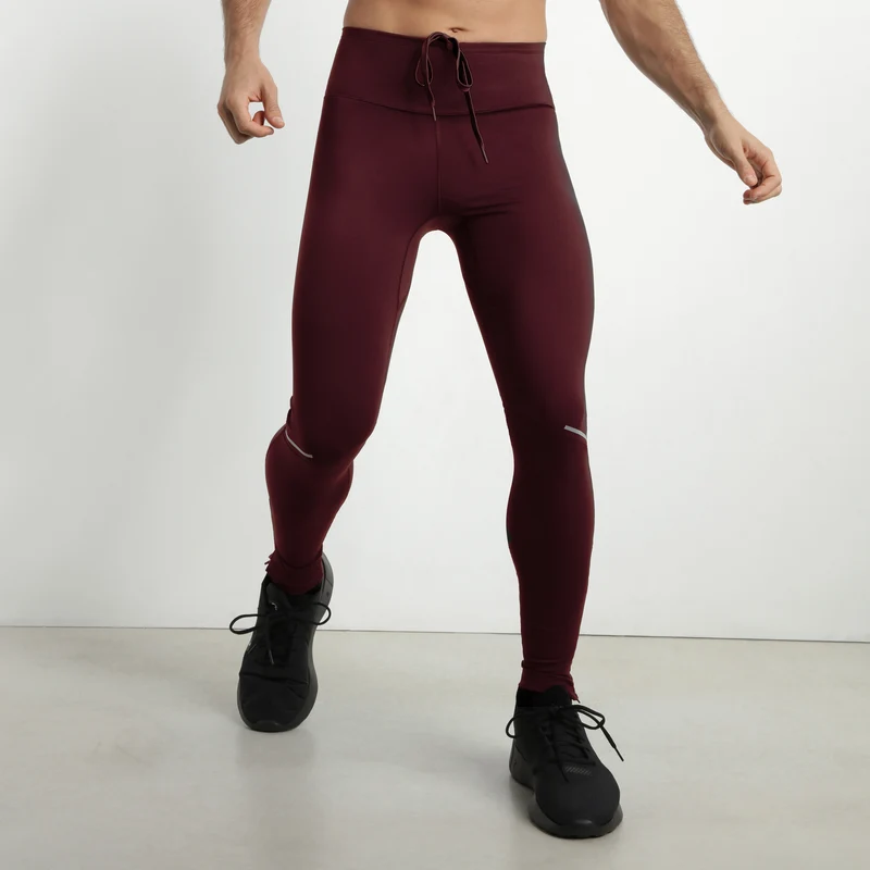 Dim Move verstellbare Sportleggings für Herren aus Mikrofaser in Bordeaux