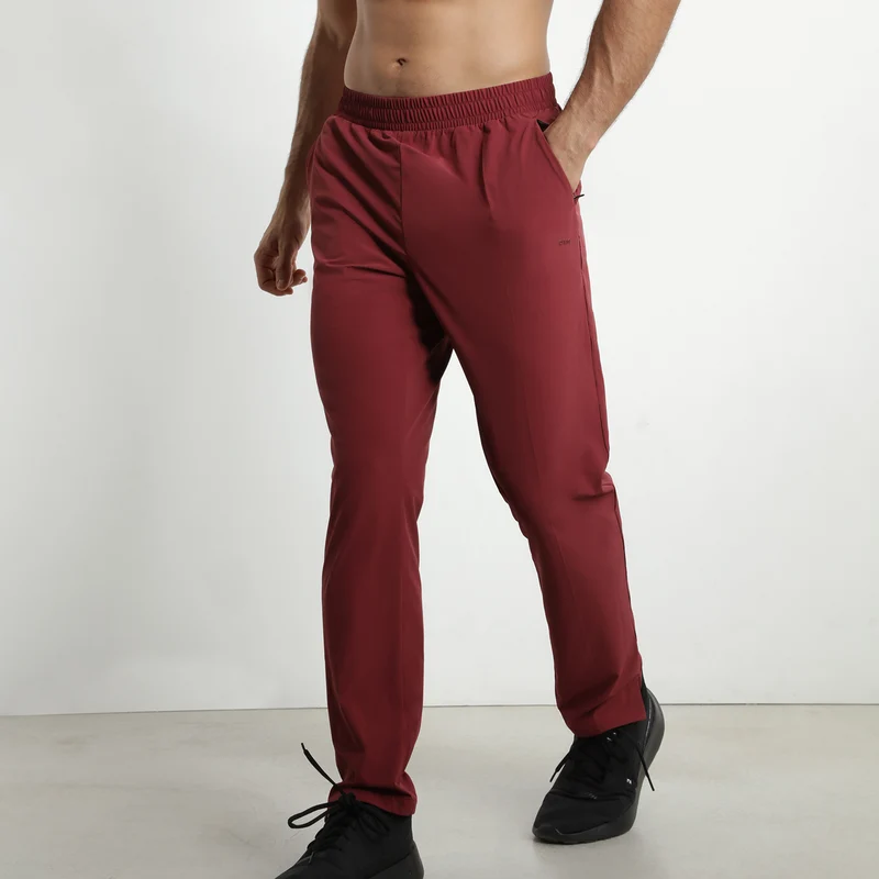 Dim Move Chino-Sporthose für Herren aus Stretch-Jersey in Bordeaux