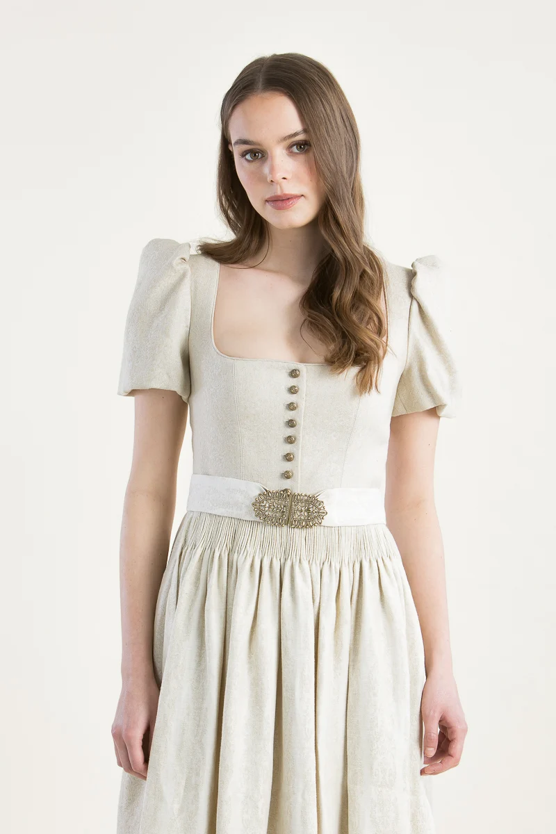 Gottseidank Ärmeldirndl Laura offwhite