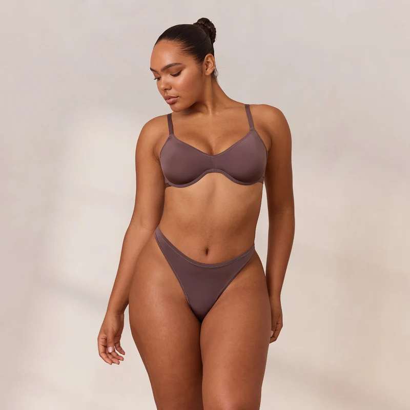Barely There Plunge BH - Blaubeere
