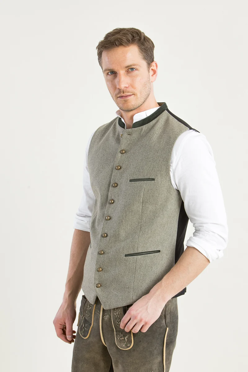 Gottseidank Trachtenweste Konstantin desert sage