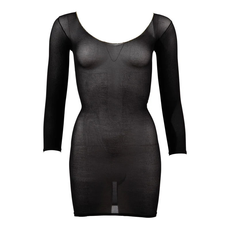 Langarm Minikleid Nylon S-L "Kikkie"