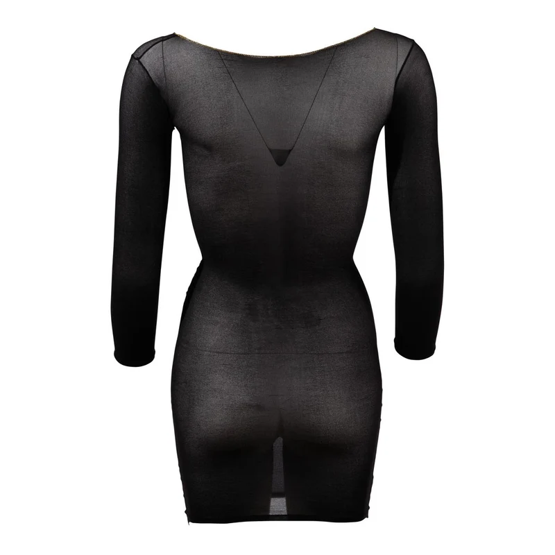 Langarm Minikleid Nylon S-L "Kikkie"