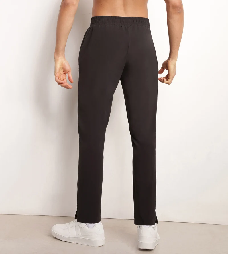 Chino-Sporthose für Herren aus Stretch-Jersey Black Dim Move