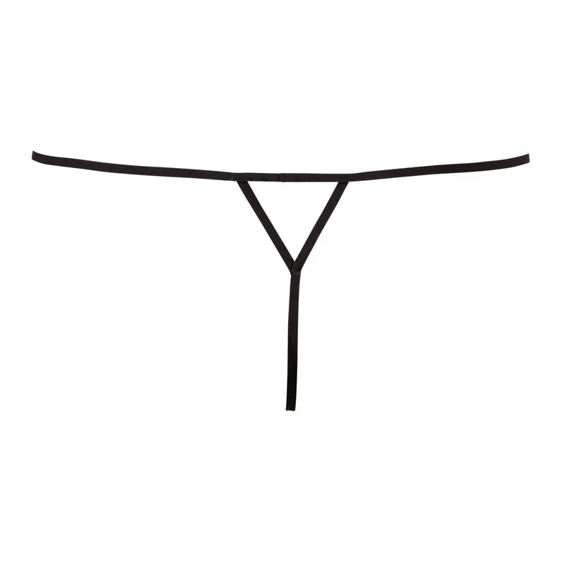 Damen String ouvert S-L mit Perlenverzierung "Seestern"