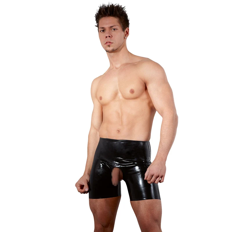 Herren Latex Pants M - XXL Schritt ouvert "Baston"