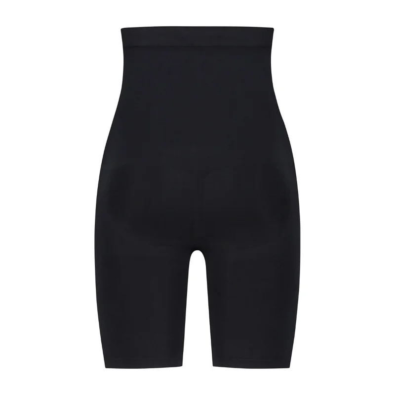 ByeBra – Nahtlose Shapewear (Starker Halt), weiche, hochtaillierte Shorts, schwarz