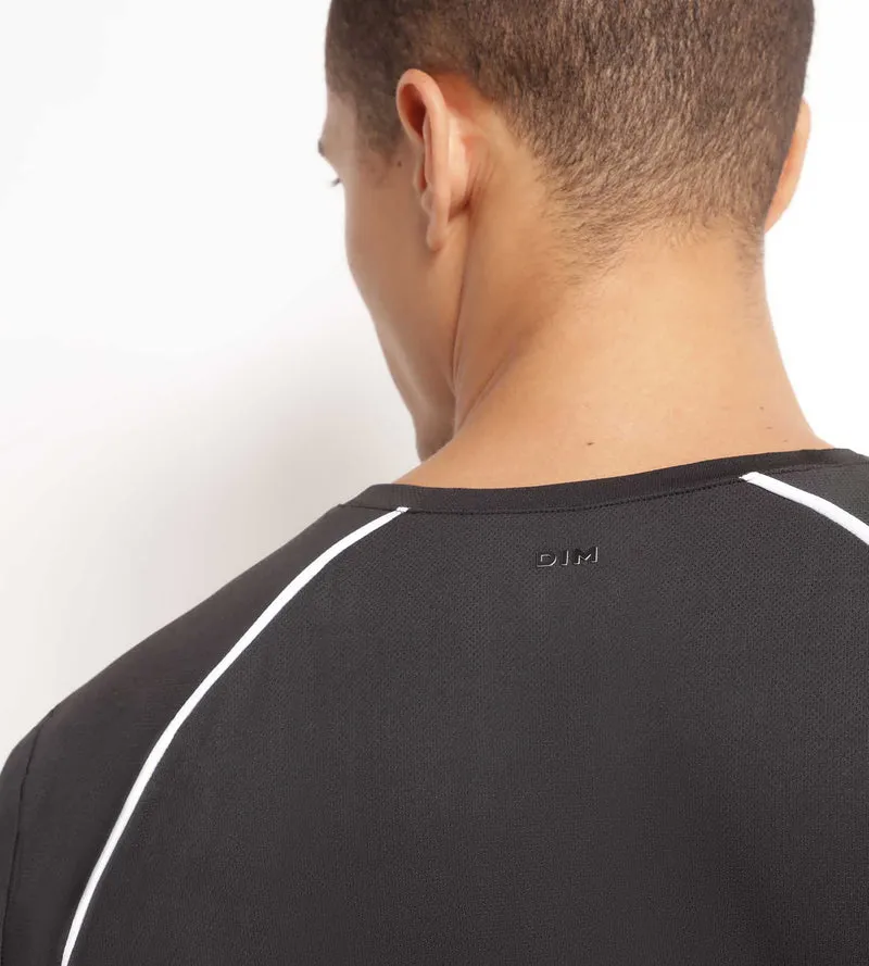Atmungsaktives Sport-T-Shirt für Herren Black Dim Move