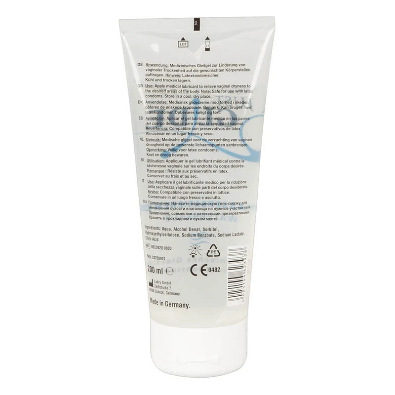 Just Glide Geitmittel auf Wasserbasis - 200ml