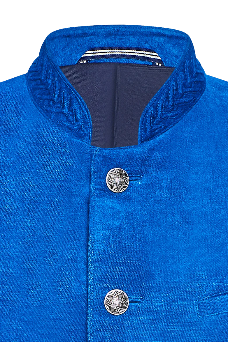 Blaudruck-Jacke