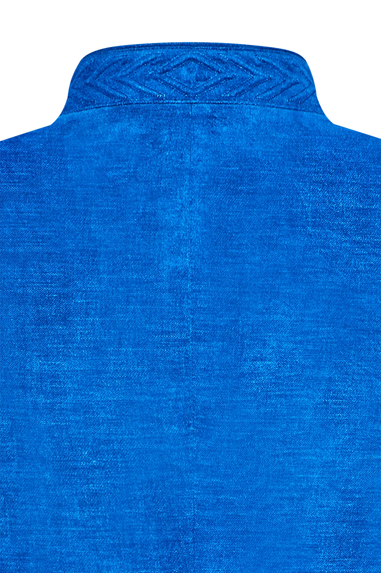 Blaudruck-Jacke