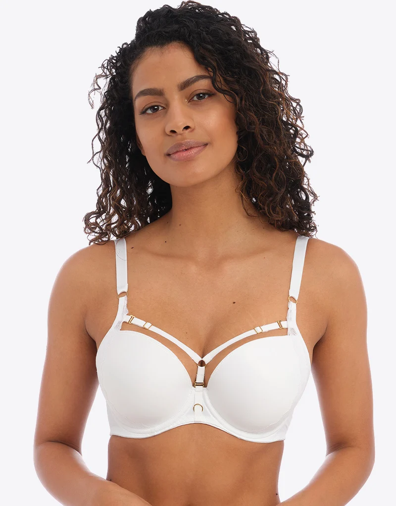 Freya Temptress Moulded Plunge Bra White
