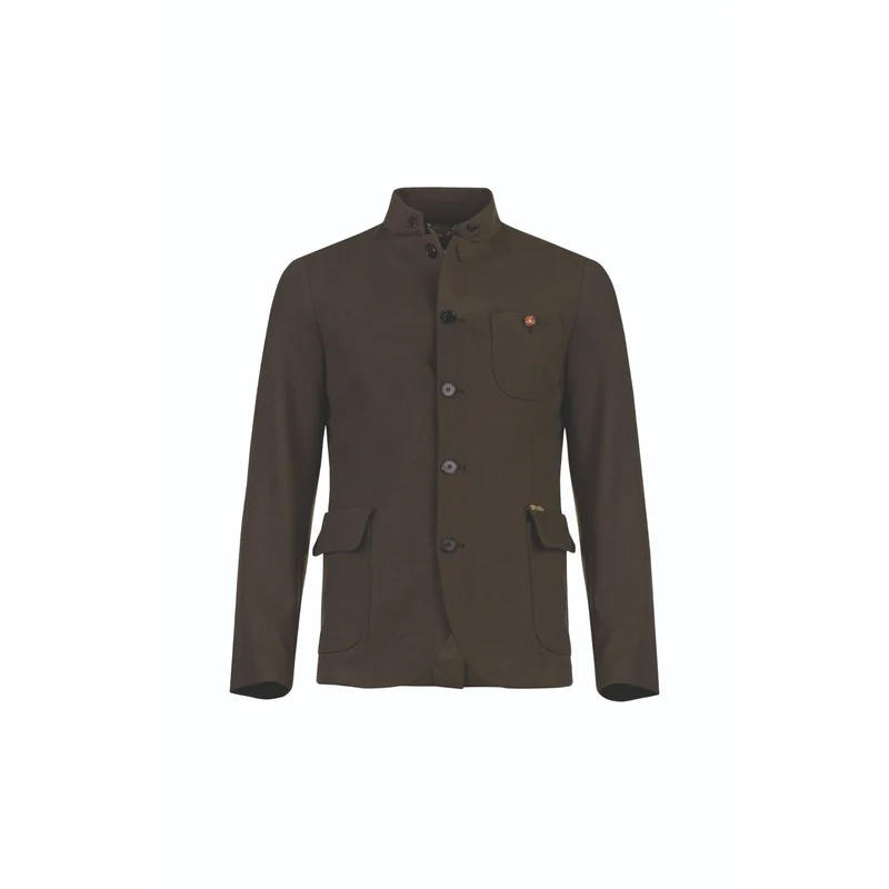 K36008 Sandro Sweat Jacke olivgrün von Luis Trenker