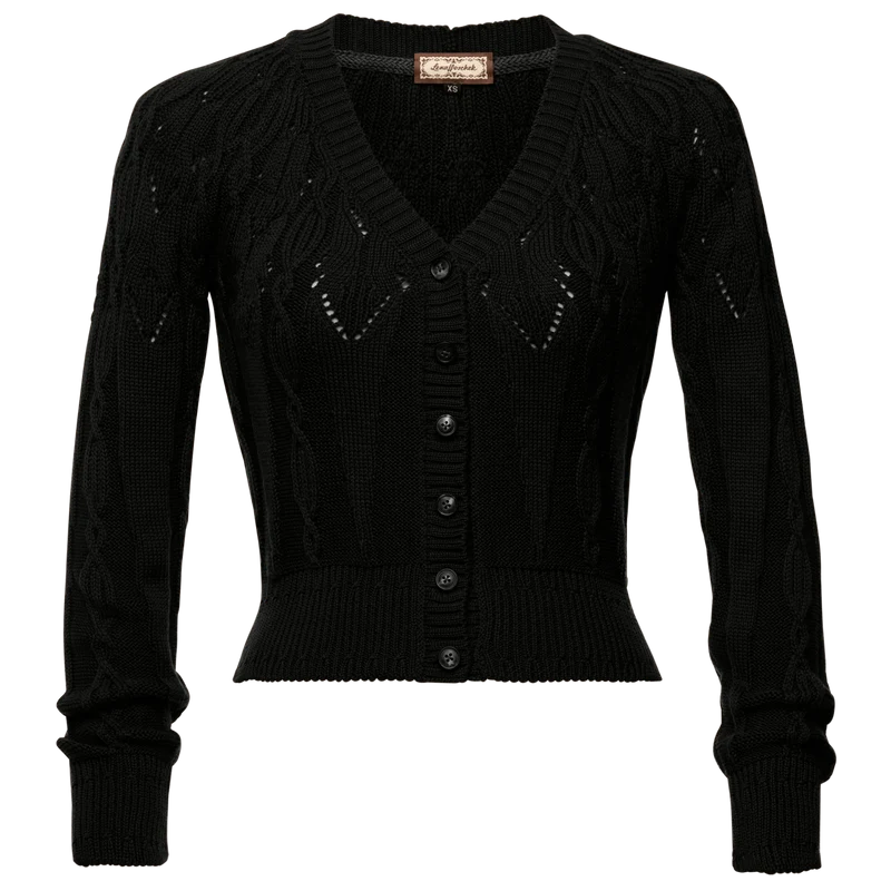 Erika Cardigan in black von Lena Hoschek